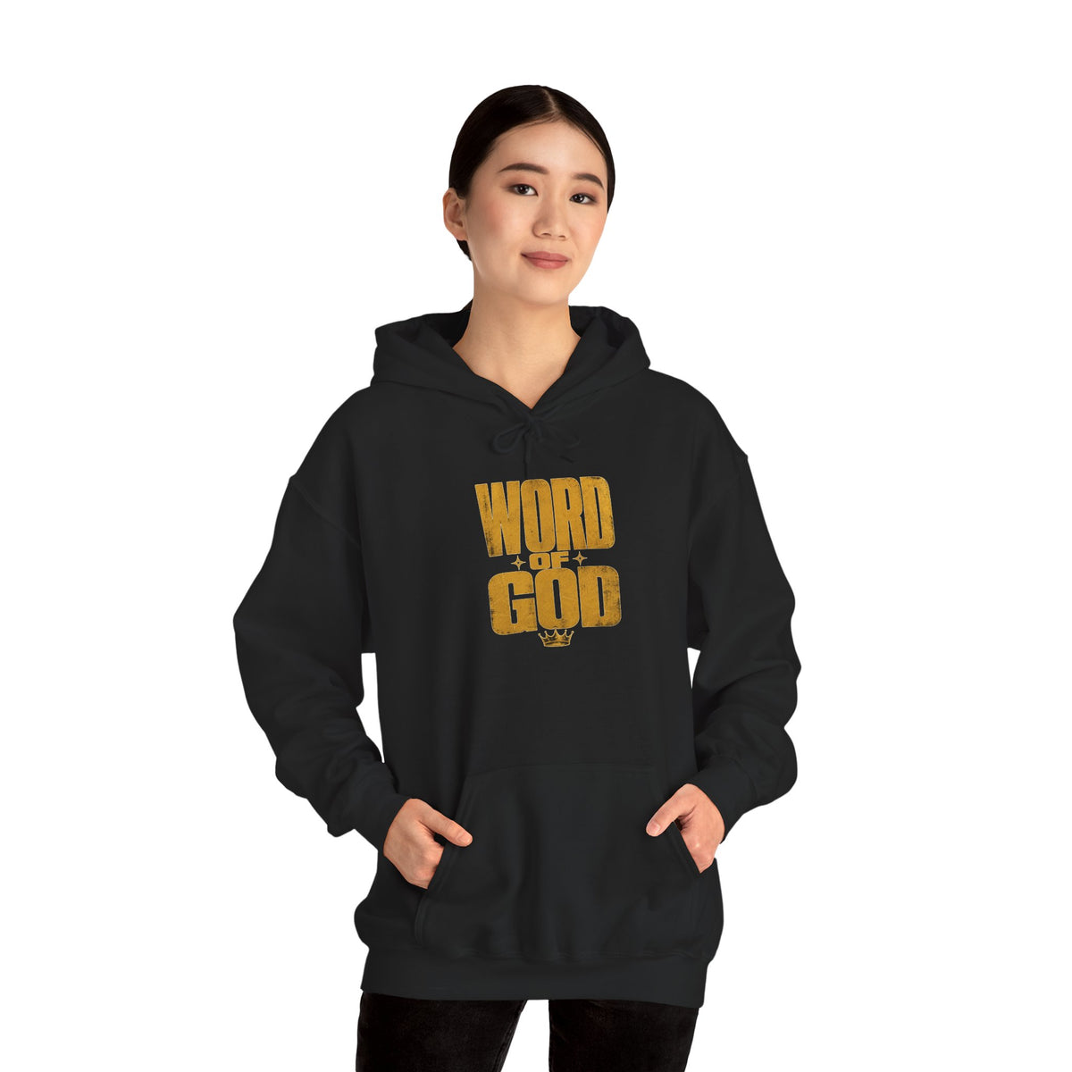 Word of God Gold Crown Heavy Blend Hoodie