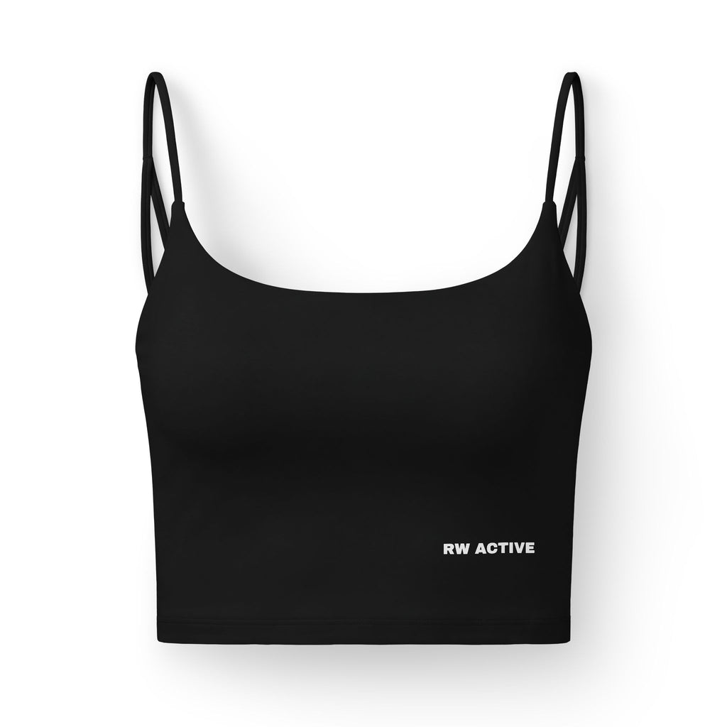 RW ACTIVE Women’s Luxe Sports Bra — Black — product image 5