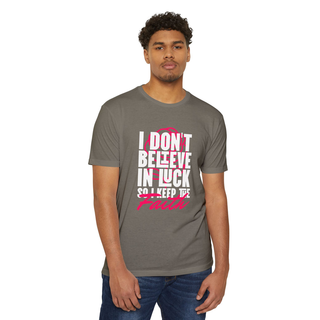 Over Luck T-Shirt – Conviction Over Superstition – product view 13