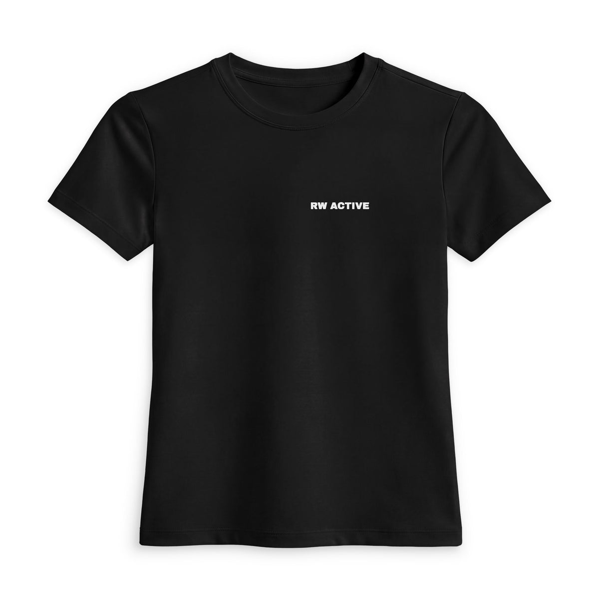 RW ACTIVE Women’s Luxe Fitted Tee — Black — product image 2