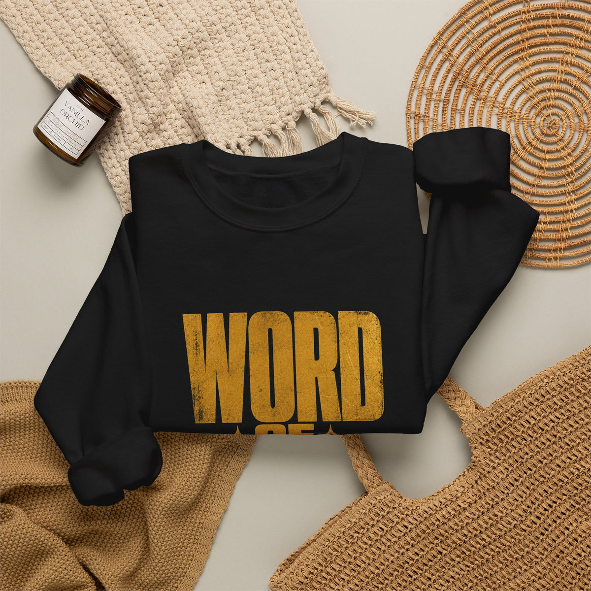 Word of God Gold Crown Crewneck Sweatshirt
