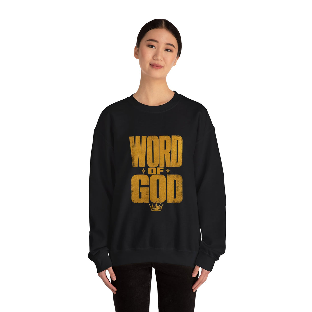 Word of God Gold Crown Crewneck Sweatshirt