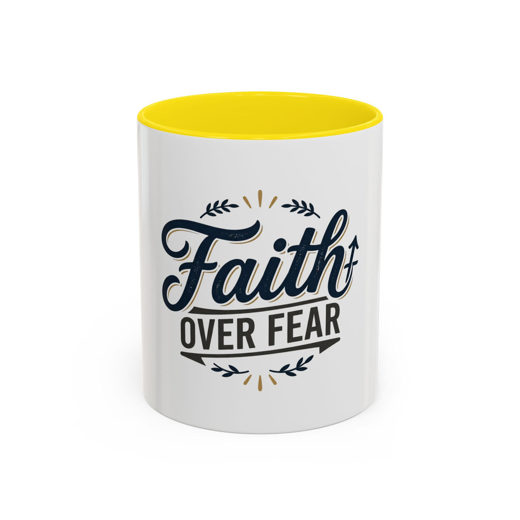 Faith Over Fear Coffee Mug – product view 7