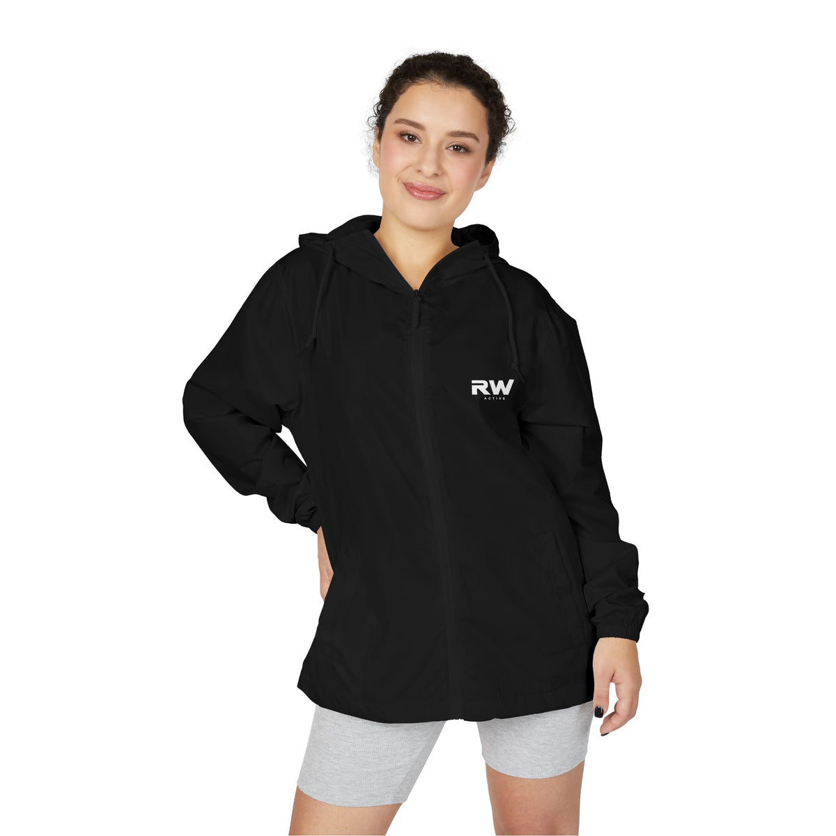 RW ACTIVE Motion Lightweight Windbreaker — Black — product image 2