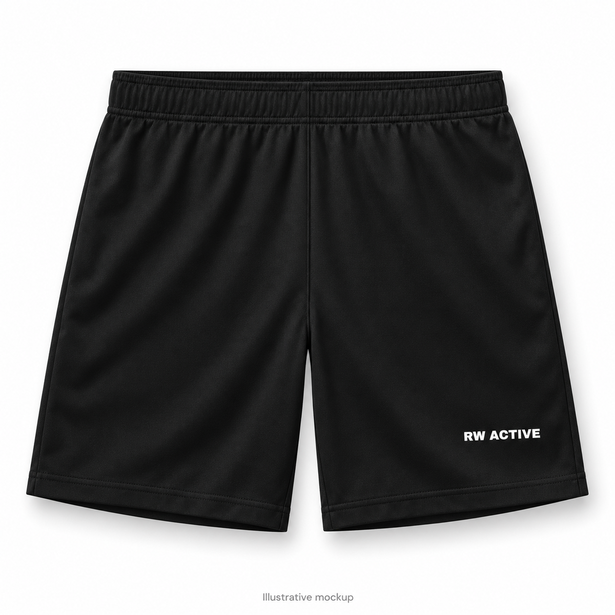 RW ACTIVE Men’s 7-Inch Performance Shorts — Black — product image 3