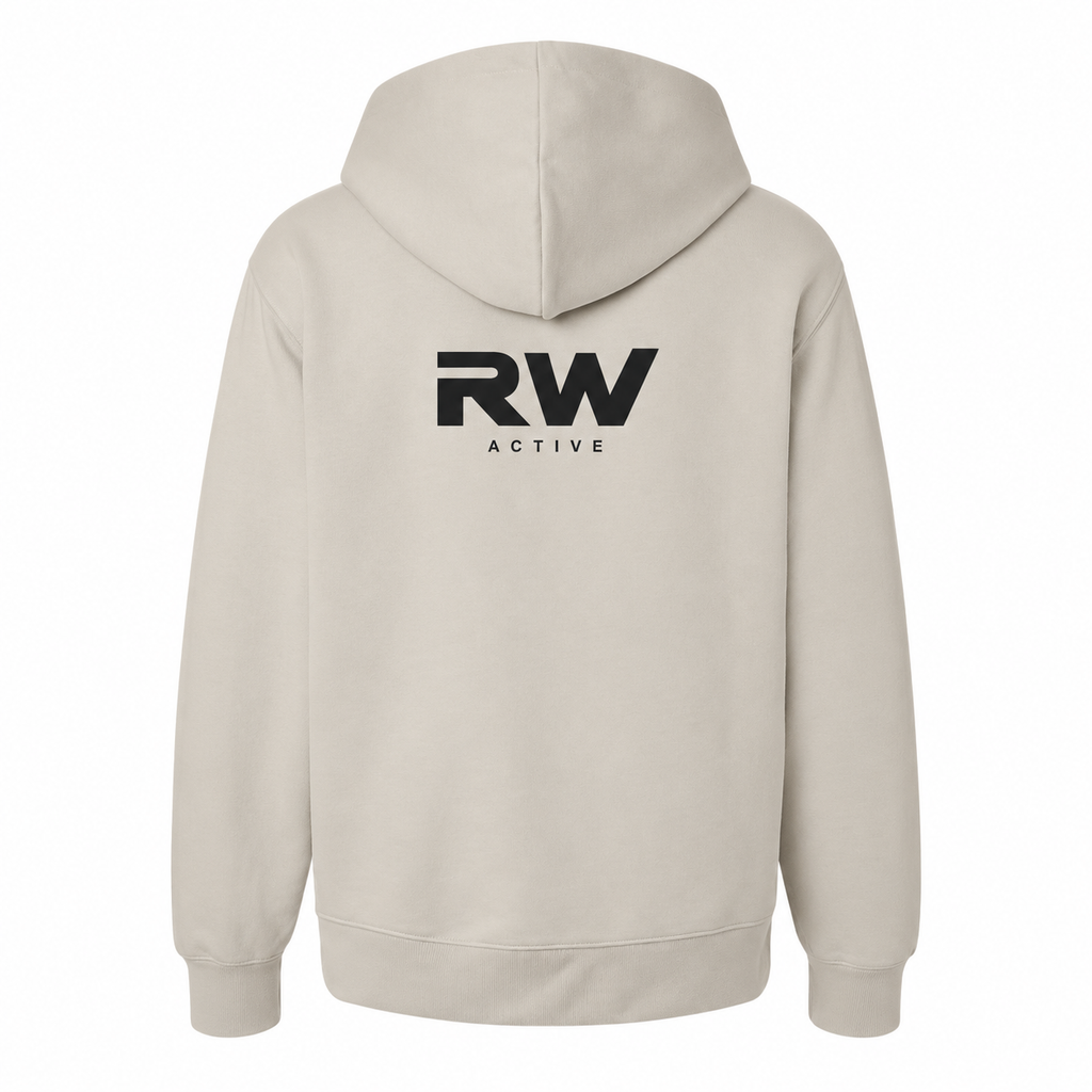 RW ACTIVE Everyday Heavyweight Zip Hoodie — Dust — product image 1