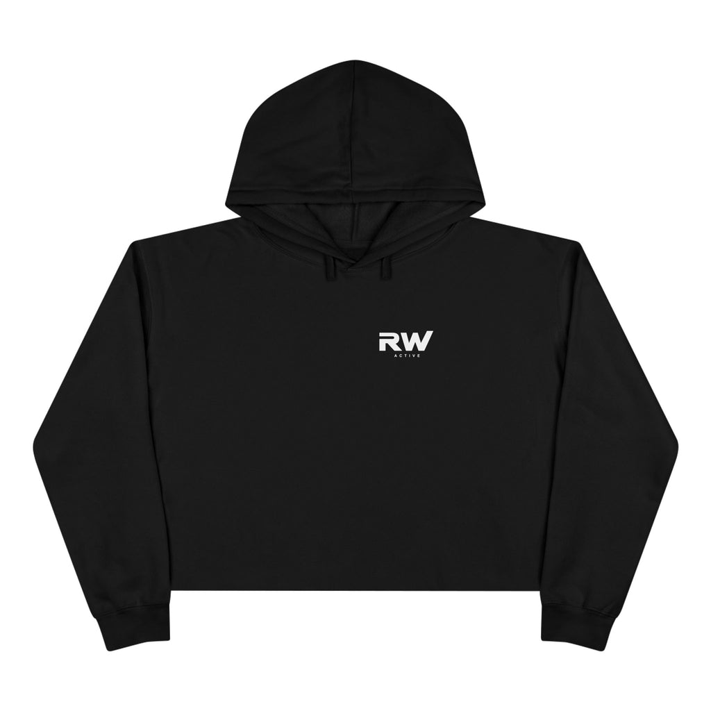 RW ACTIVE Women’s Everyday Crop Hoodie — Black — product image 1