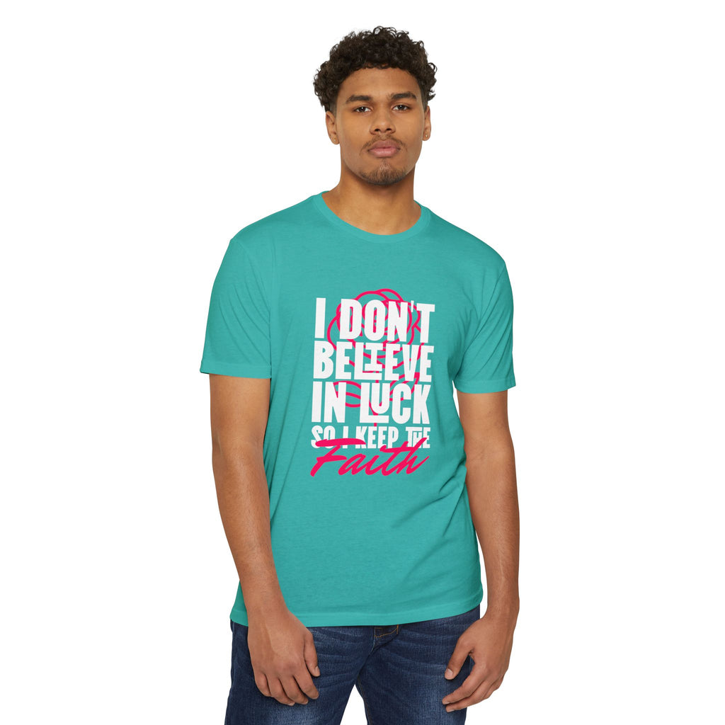 Over Luck T-Shirt – Conviction Over Superstition – product view 16