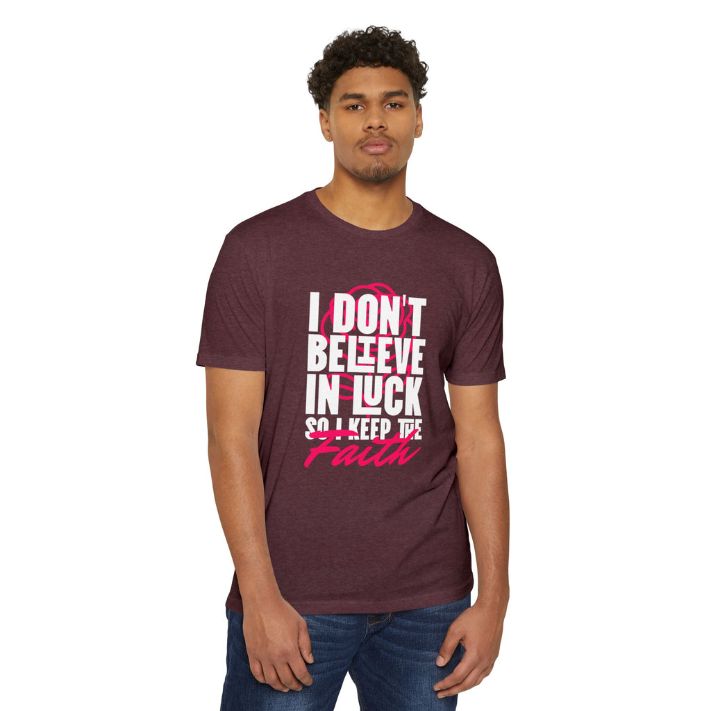 Over Luck T-Shirt – Conviction Over Superstition – product view 24