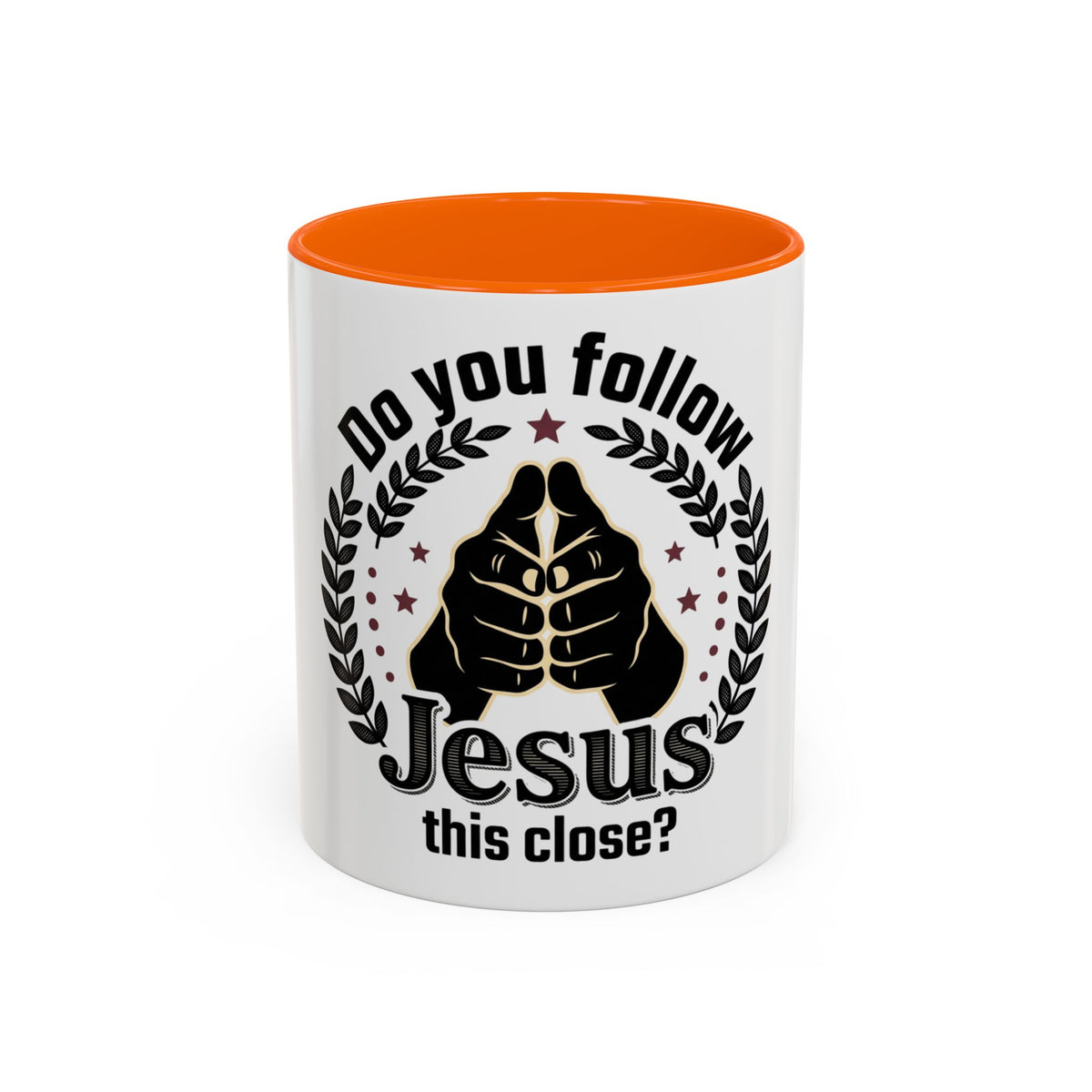 “Do You Follow Jesus This Close?” Coffee Mug – Funny Christian Gift – product view 6