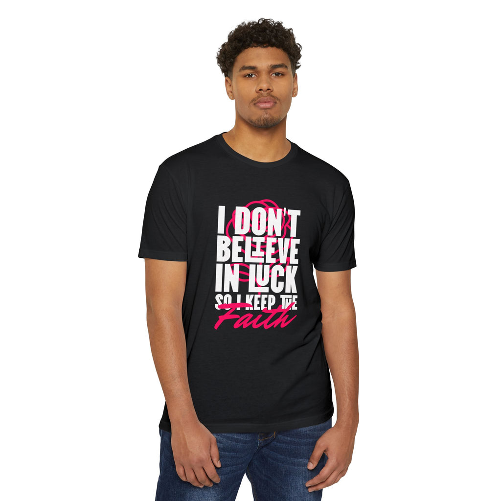 Over Luck T-Shirt – Conviction Over Superstition – product view 22