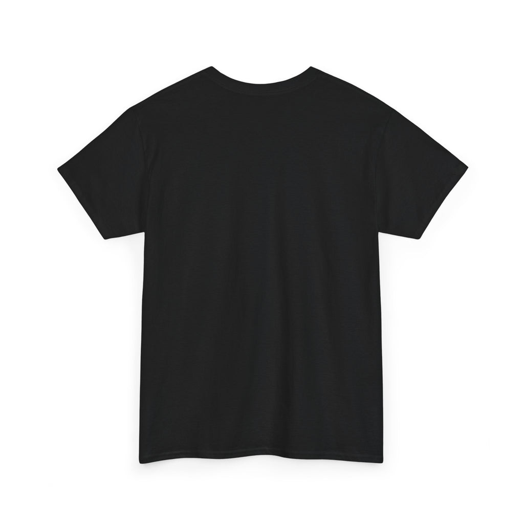 Plain black back of the Roland’s Ways Discipline Wins T-shirt.