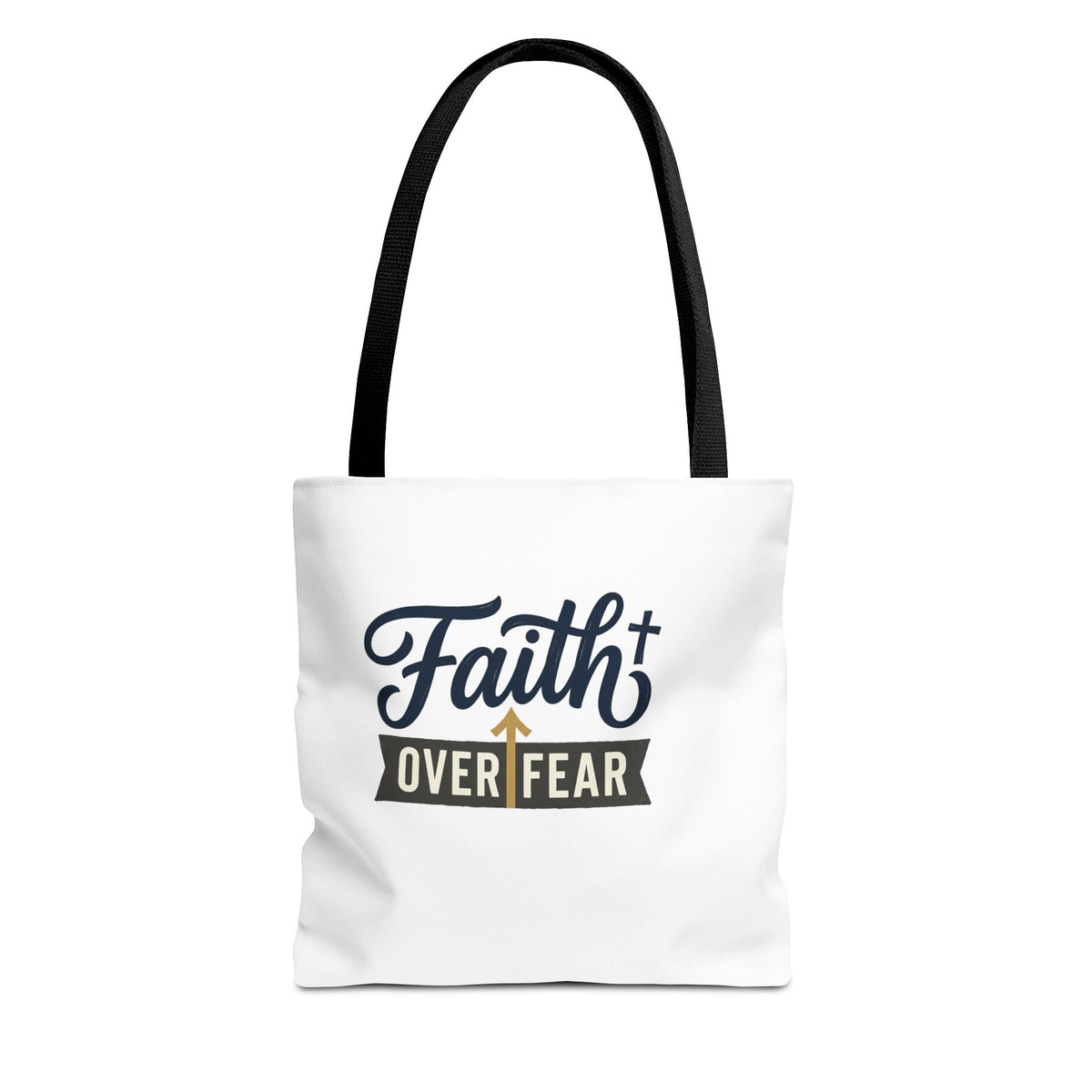 Faith Over Fear Tote Bag – Inspirational Christian Gift for Women – product view 1