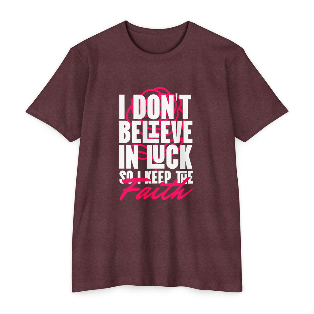 Over Luck T-Shirt – Conviction Over Superstition – product view 11