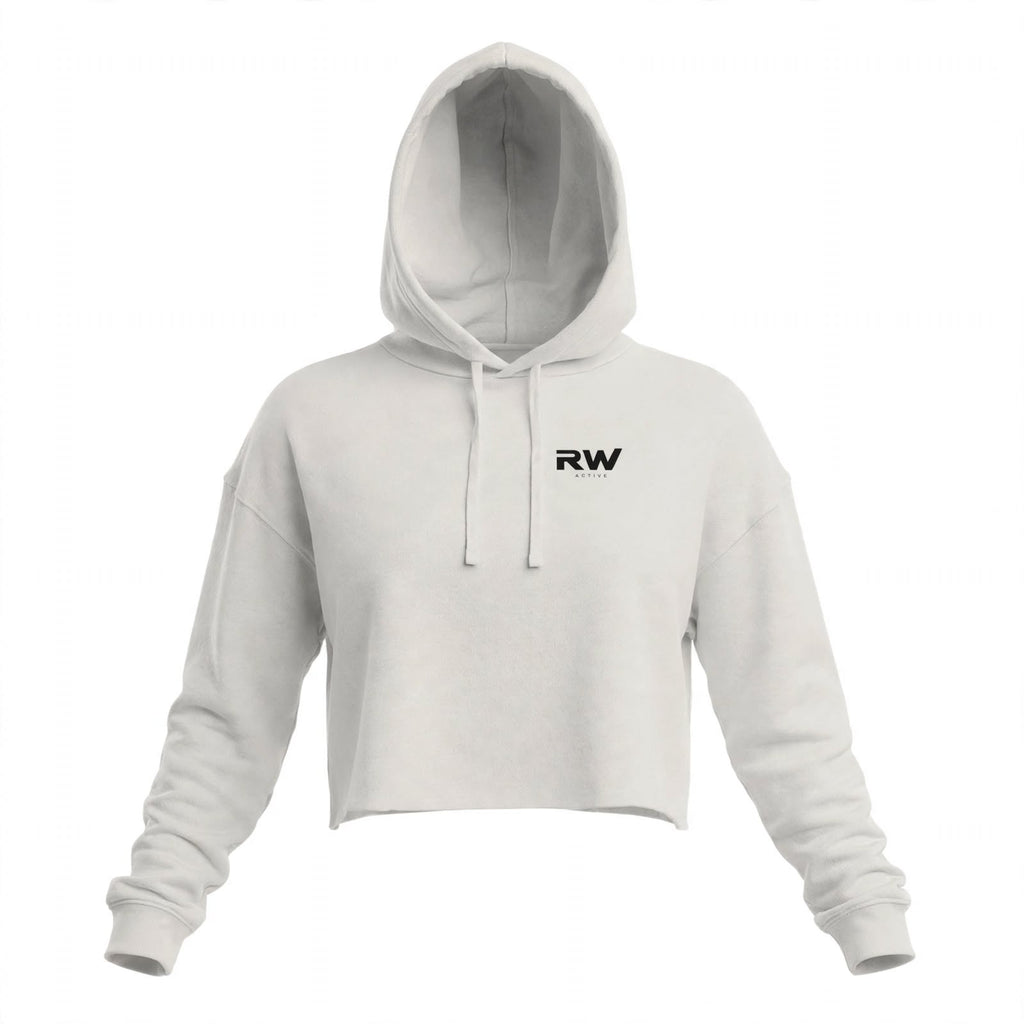 RW ACTIVE Women’s Everyday Crop Hoodie — Bone — product image 3