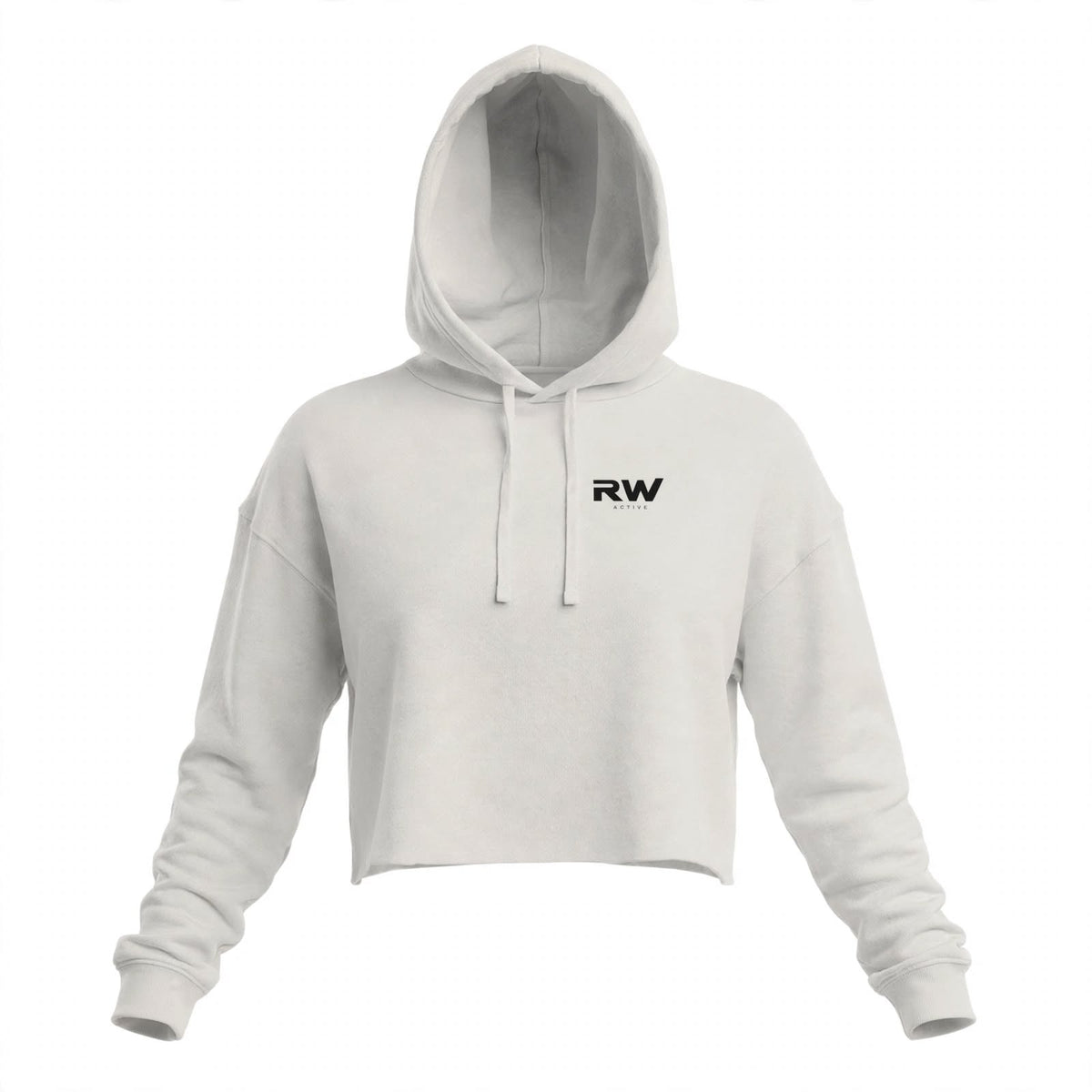 RW ACTIVE Women’s Everyday Crop Hoodie — Bone — product image 3
