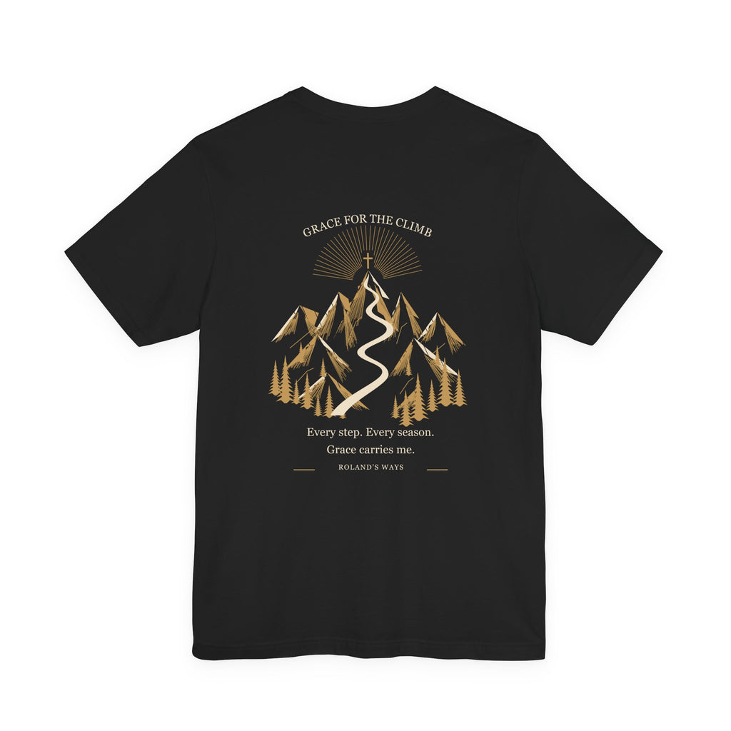 Grace for the Climb | Faith-Inspired Mountain T-Shirt