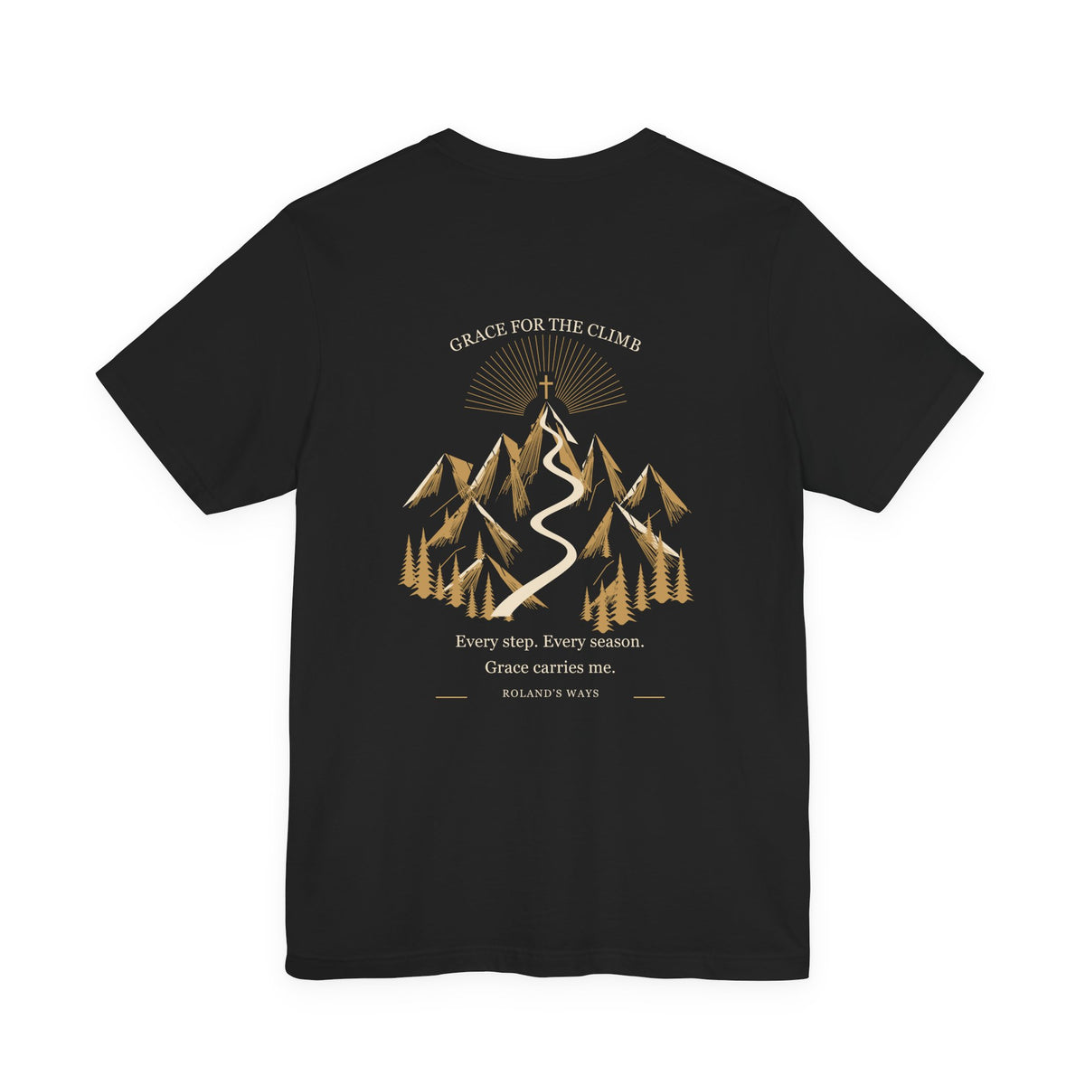 Grace for the Climb | Faith-Inspired Mountain T-Shirt