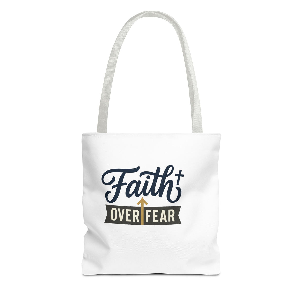 Faith Over Fear Tote Bag – Inspirational Christian Gift for Women – product view 3
