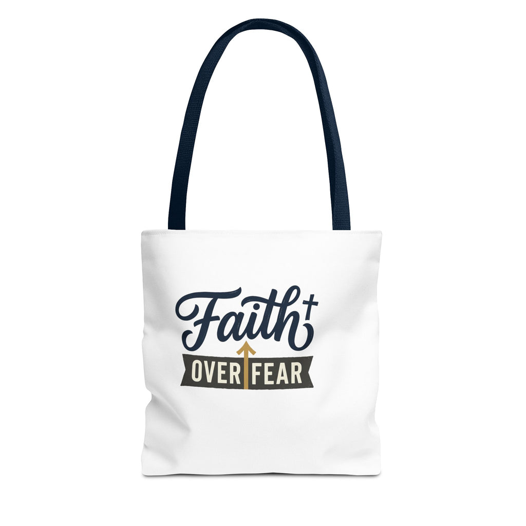 Faith Over Fear Tote Bag – Inspirational Christian Gift for Women – product view 5