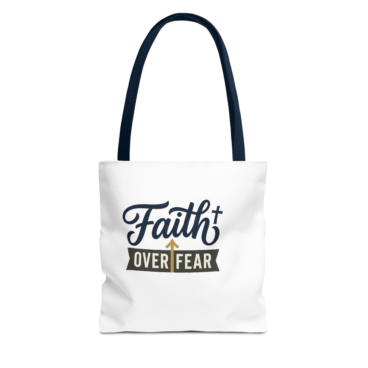 Faith Over Fear Tote Bag – Inspirational Christian Gift for Women – product view 5