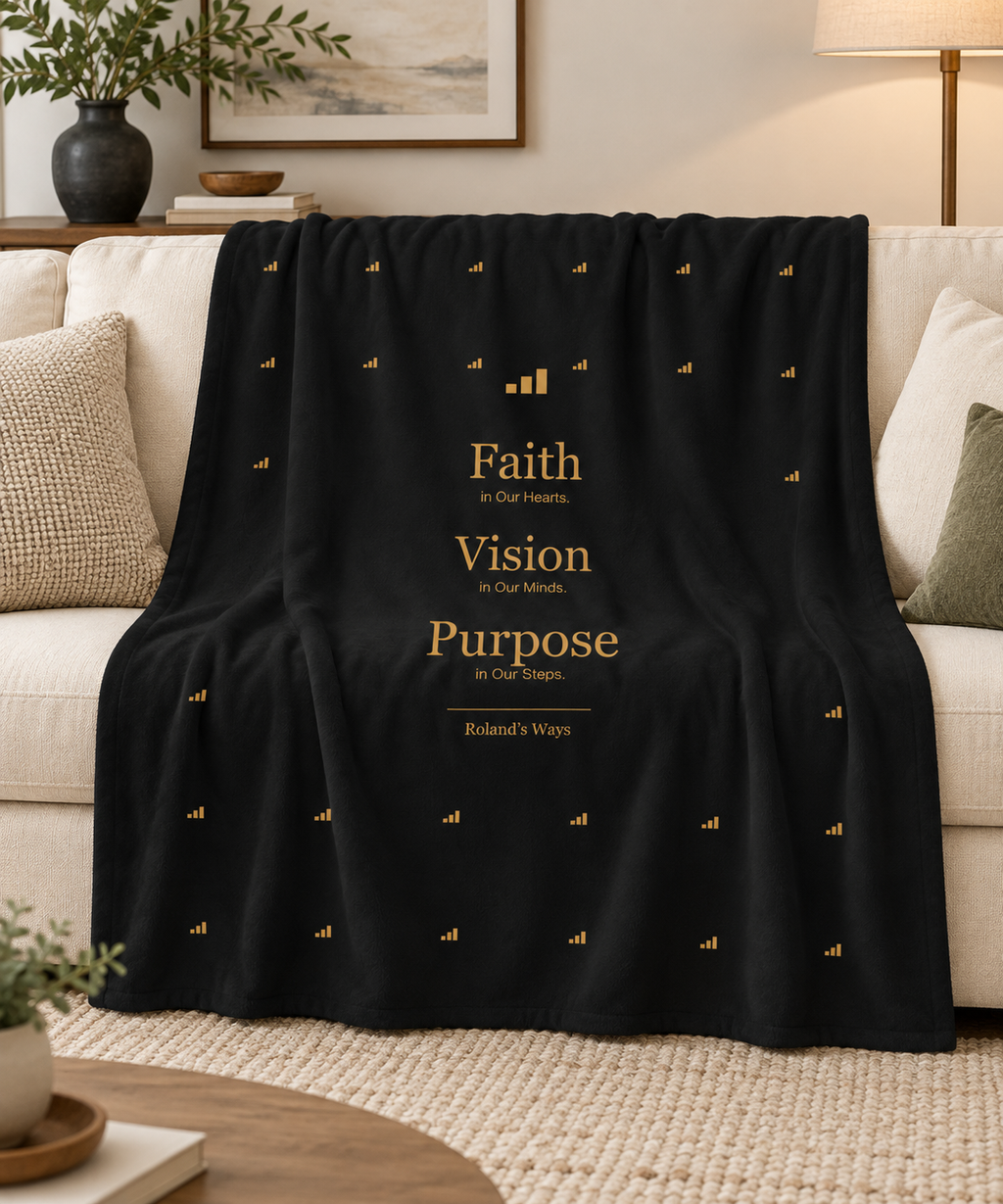 Roland’s Ways Signature Throw Blanket — 50 × 60 in — product image 2
