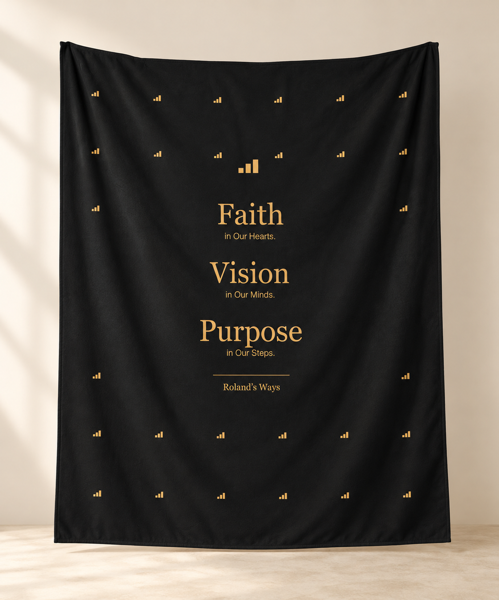 Roland’s Ways Signature Throw Blanket — 50 × 60 in — product image 1