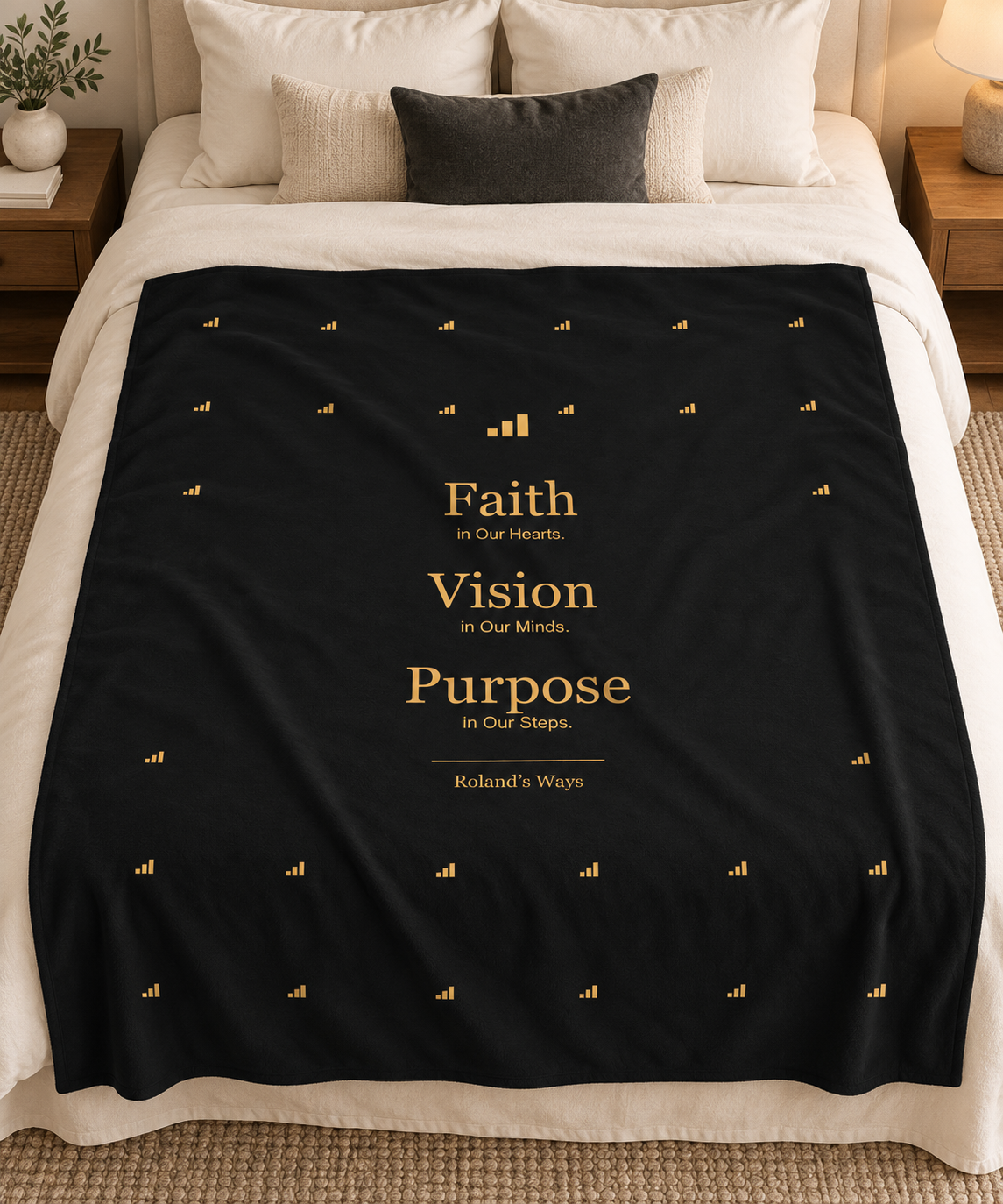Roland’s Ways Signature Throw Blanket — 50 × 60 in — product image 5