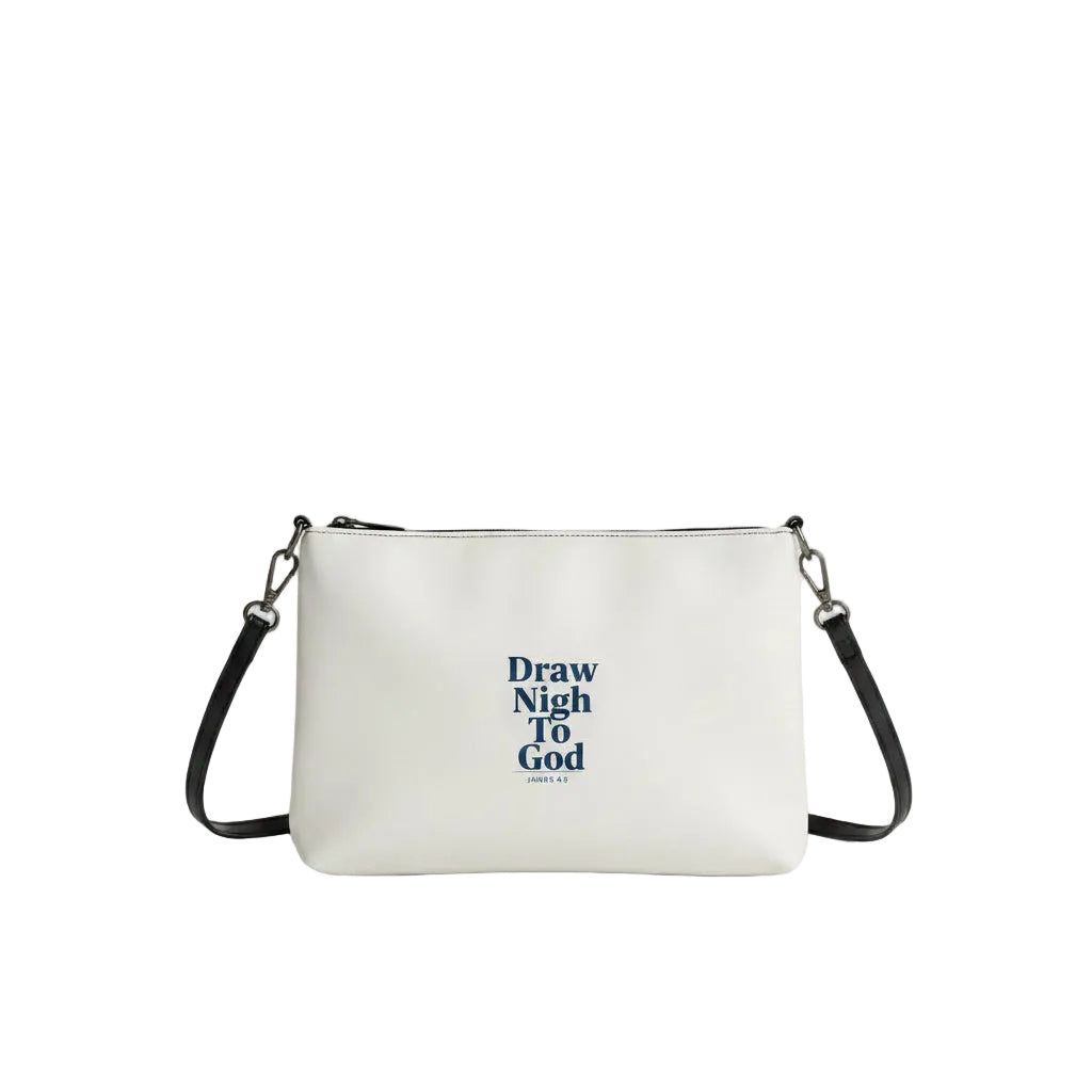 Carry Your Story Crossbody Bag – Convertible Faux Leather Purse – Product mockup