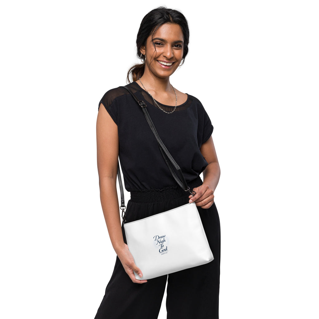Carry Your Story Crossbody Bag – Convertible Faux Leather Purse – Product mockup