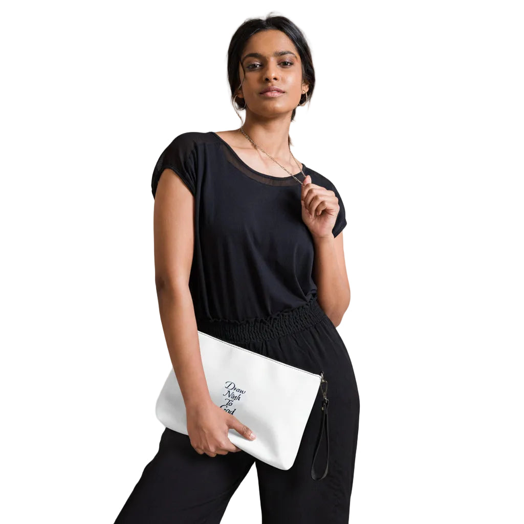 Carry Your Story Crossbody Bag – Convertible Faux Leather Purse – Product mockup
