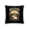 Faith for the Journey Premium Pillow, 18 inch black front view
