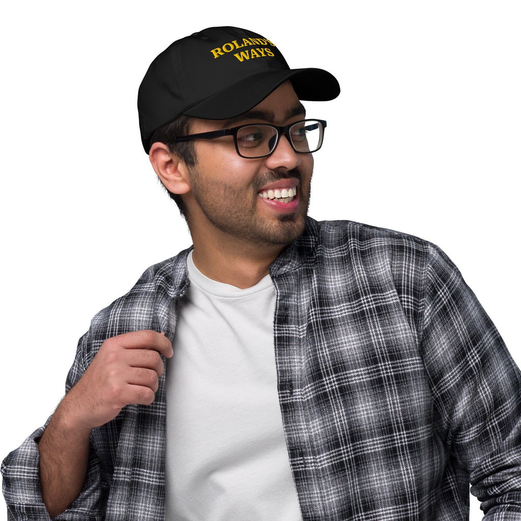 Black Roland’s Ways classic cap, alternate right side view