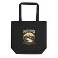 Faith for the Journey Organic Cotton Tote in black, front view