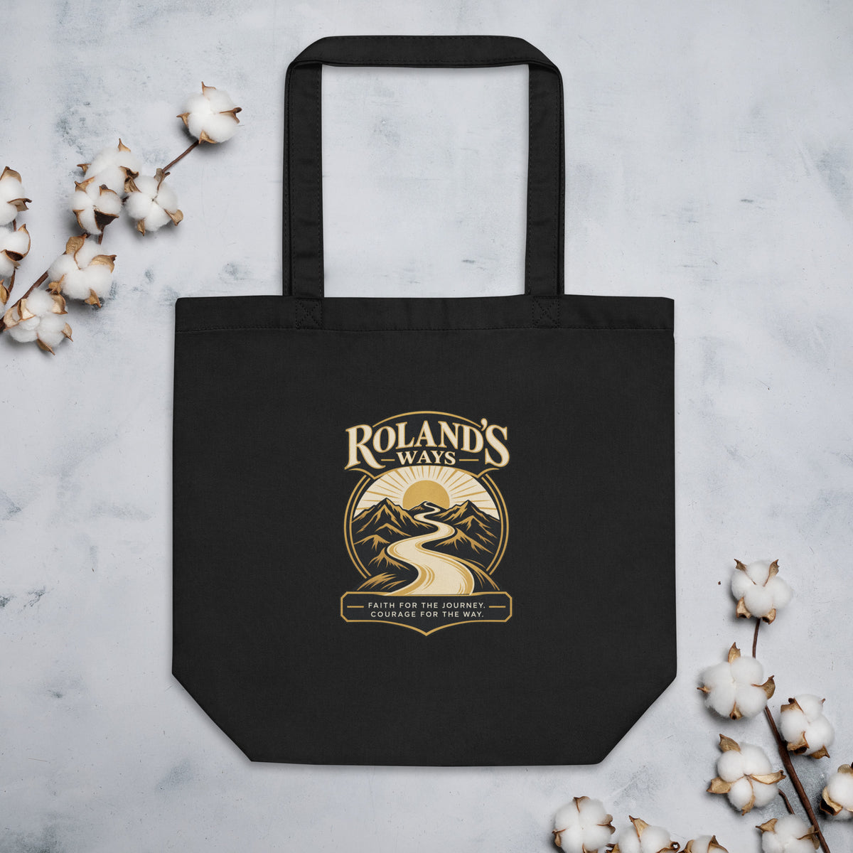 Roland’s Ways Faith for the Journey organic cotton tote