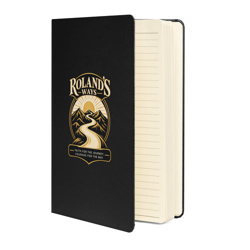 Black Roland’s Ways Faith for the Journey journal, alternate front view