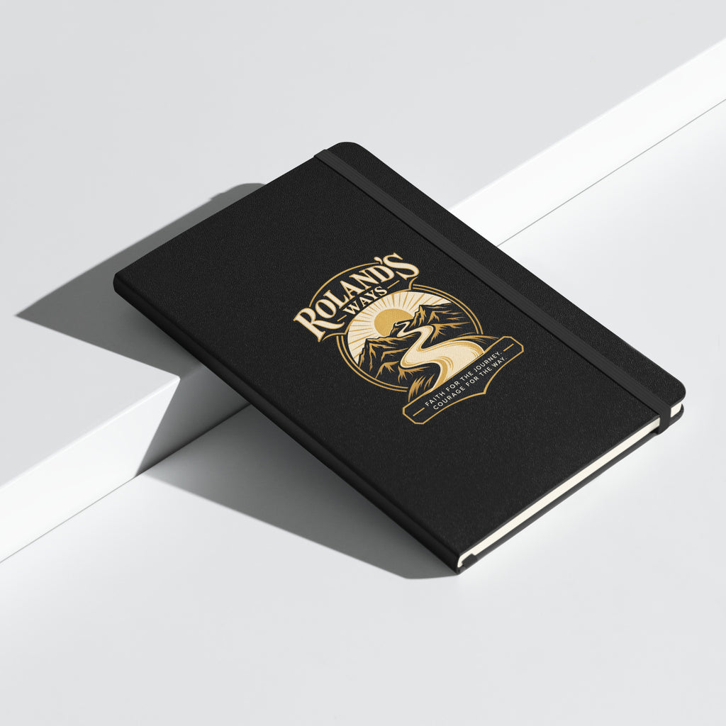 Faith for the Journey black hardcover journal product view