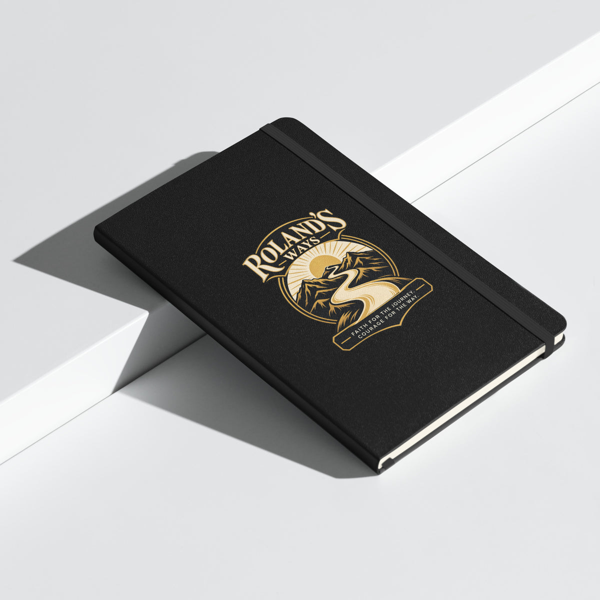 Faith for the Journey black hardcover journal product view