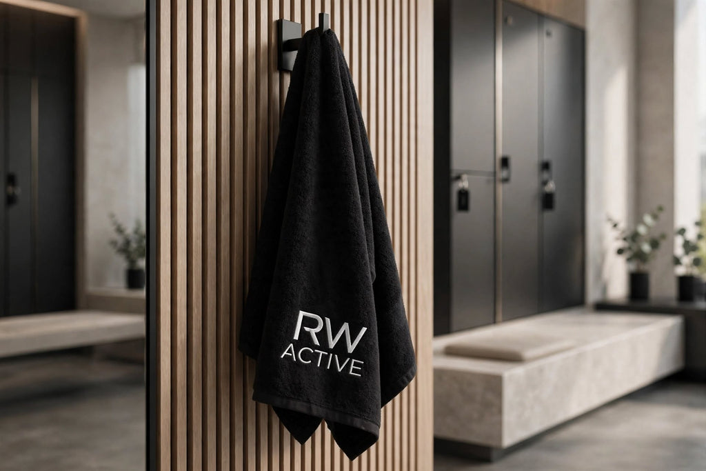 RW ACTIVE Everyday Gym Towel — Black — product image 5