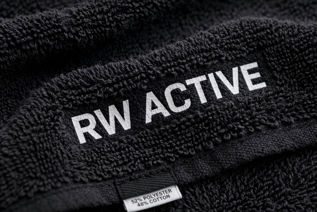 RW ACTIVE Everyday Gym Towel — Black — product image 6