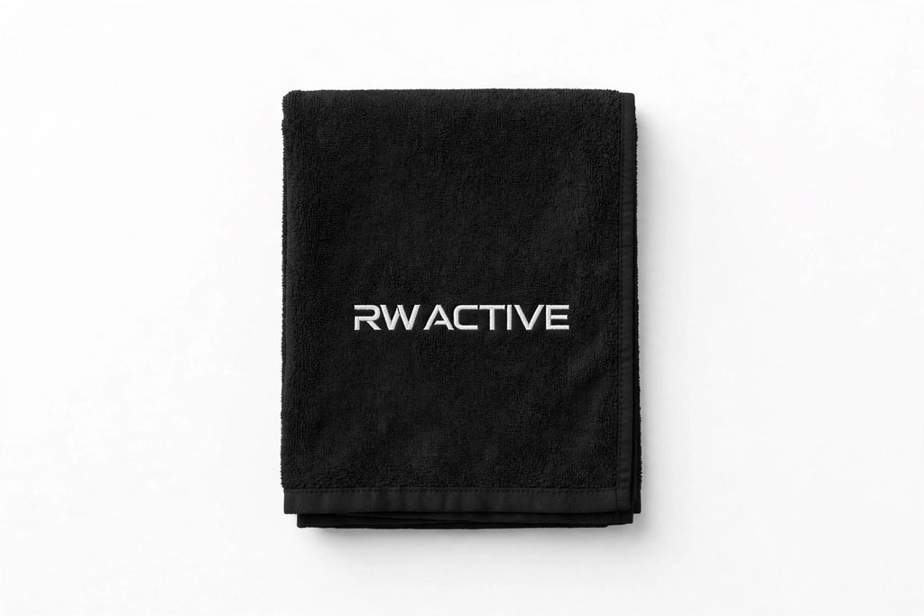 RW ACTIVE Everyday Gym Towel — Black — product image 7