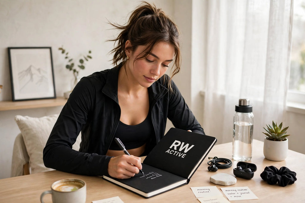 RW ACTIVE Reset Hardcover Journal — Black — product image 2