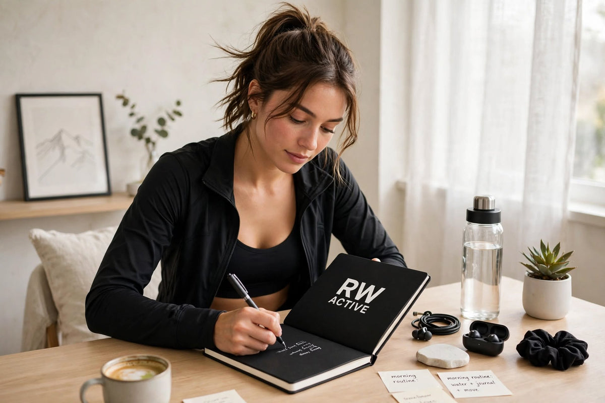 RW ACTIVE Reset Hardcover Journal — Black — product image 2