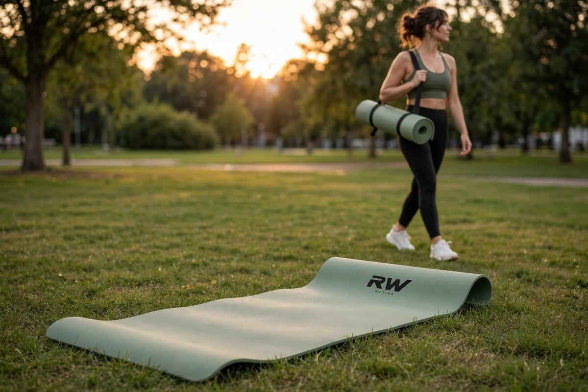 RW ACTIVE Reset Rubber Yoga Mat — Sage — product image 13