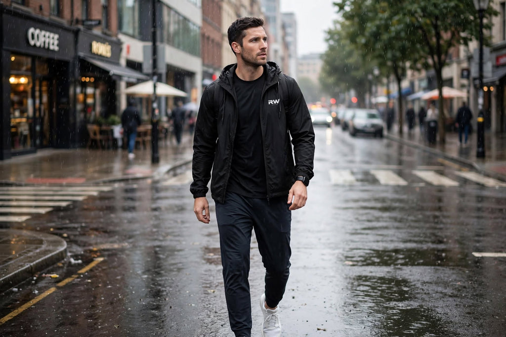 RW ACTIVE Motion Lightweight Windbreaker — Black — product image 8