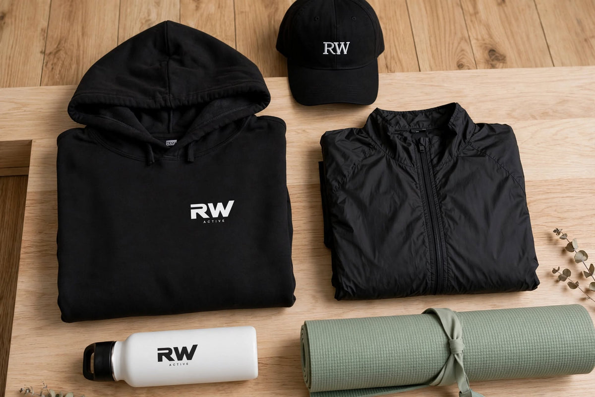 RW ACTIVE Women’s Everyday Crop Hoodie — Black — product image 8