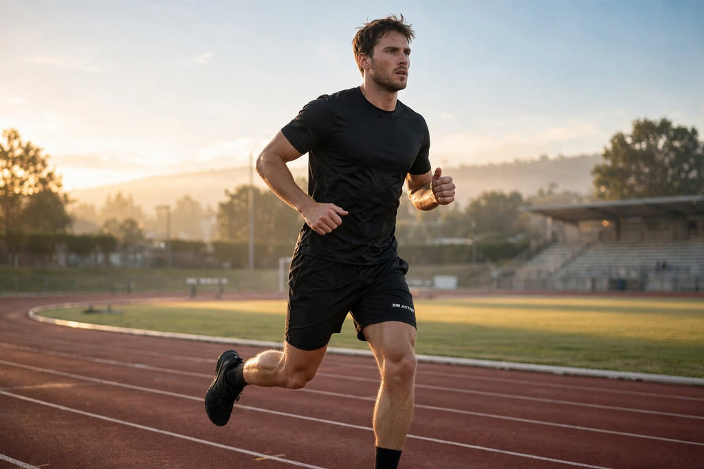 RW ACTIVE Men’s 7-Inch Performance Shorts — Black — product image 6