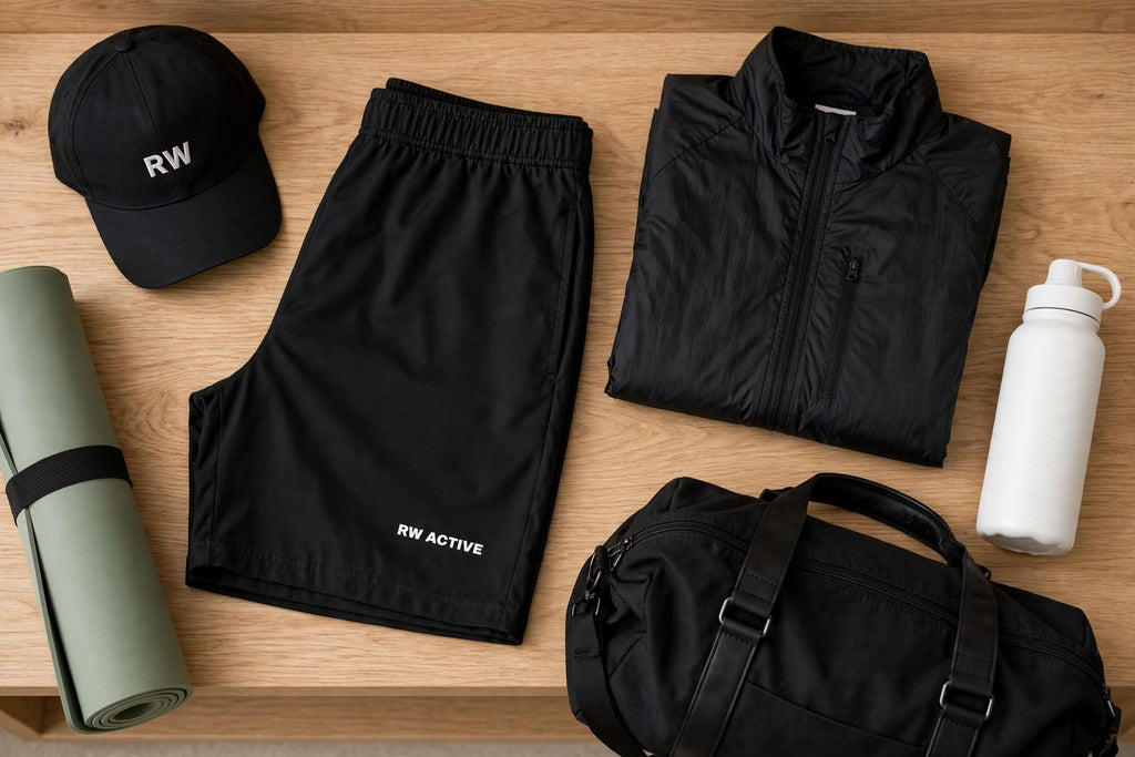 RW ACTIVE Men’s 7-Inch Performance Shorts — Black — product image 7