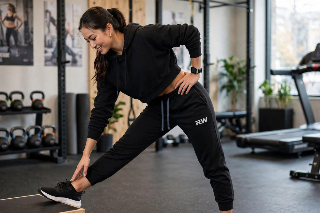 RW ACTIVE Unisex Everyday Joggers — Black — product image 2
