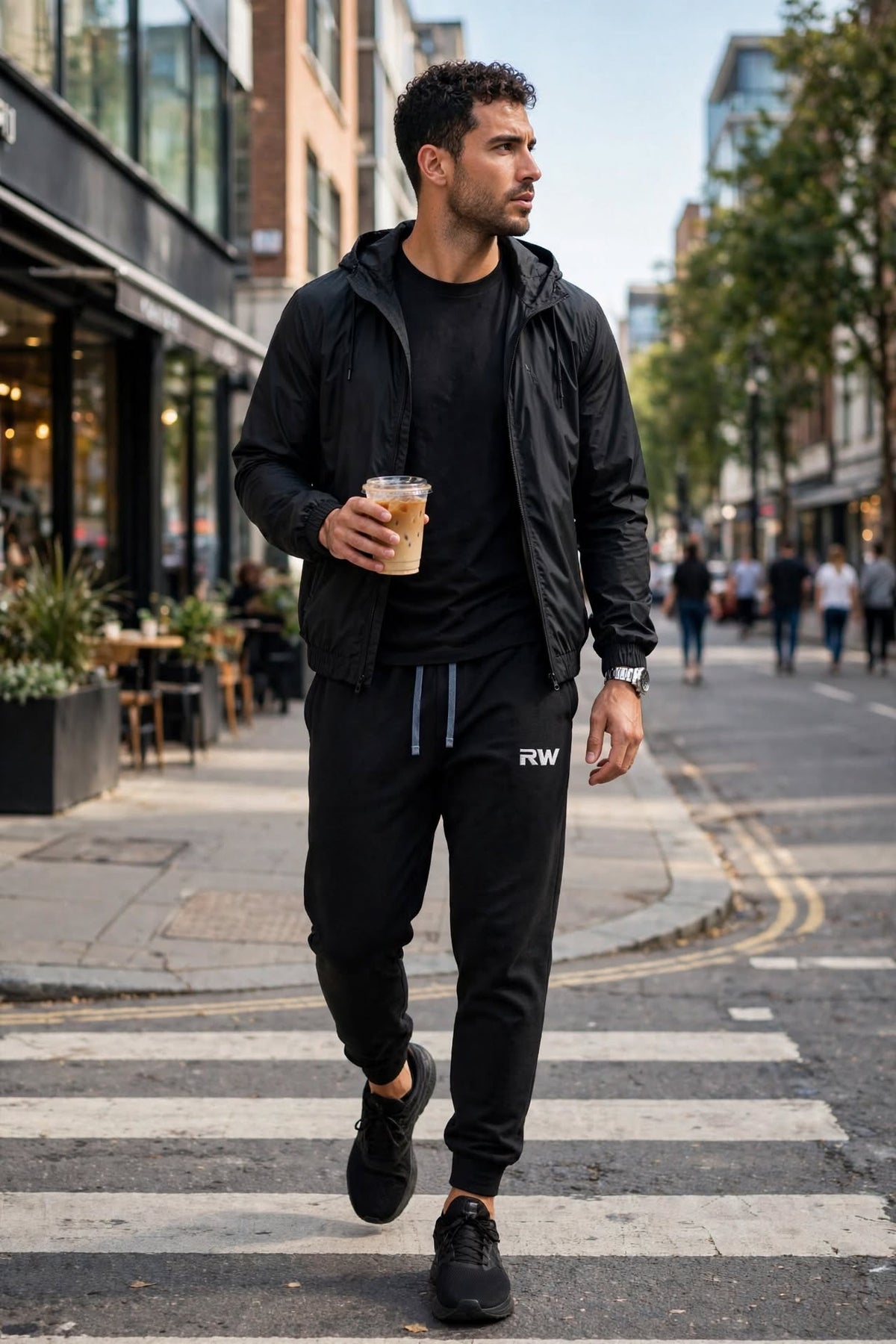 RW ACTIVE Unisex Everyday Joggers — Black — product image 8